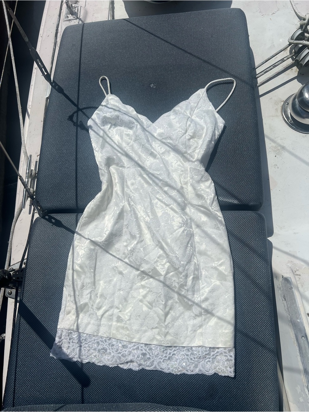 Vintage bridal mini dress